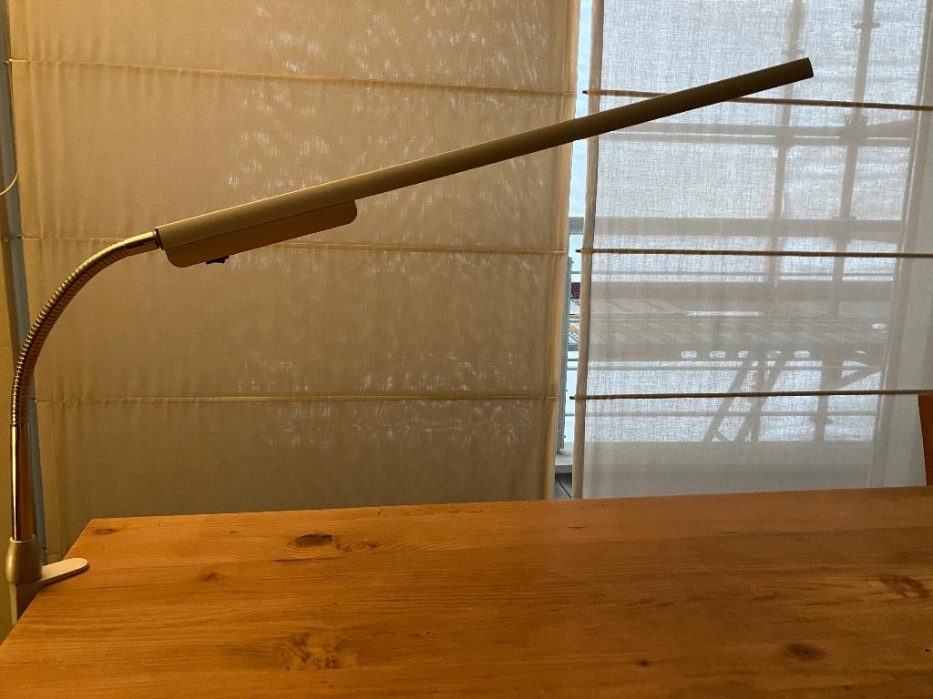 Lamp voor bureel, met schroefklem, Huis en Inrichting, Lampen | Tafellampen, Ophalen, Zo goed als nieuw, Metaal
