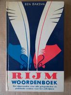 Ben Bakema Rijmwoordenboek Het Grote Rijmwoordenboek 1960, Enlèvement ou Envoi, Ben Bakema, Néerlandais, Comme neuf