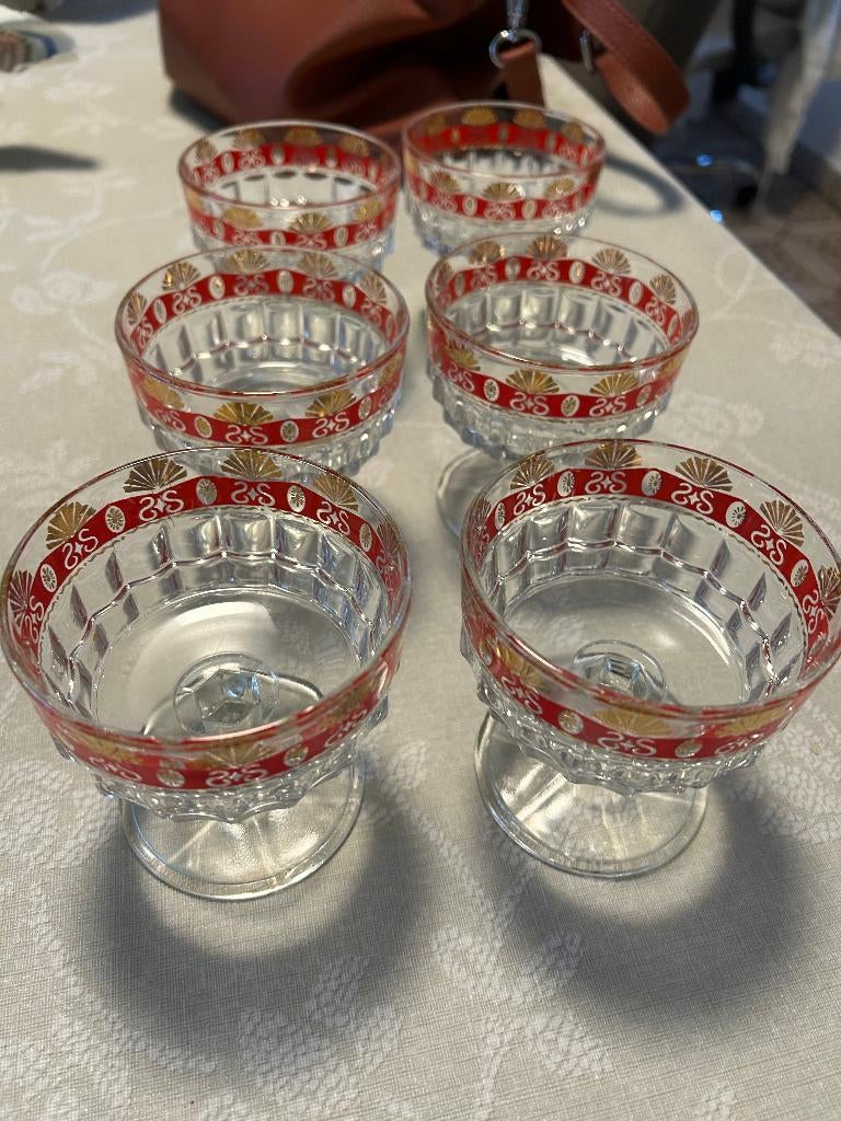 6 Prachtige cocktail glazen, Maison & Meubles, Cuisine | Vaisselle, Enlèvement, Comme neuf, Verre, Verre ou Verres