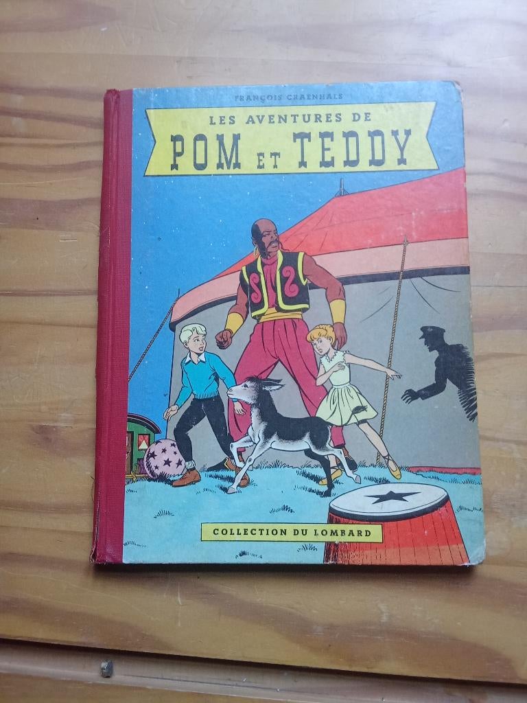 Oud stripboek „Pom and Teddy”, Boeken, Eén stripboek, Ophalen, Gelezen