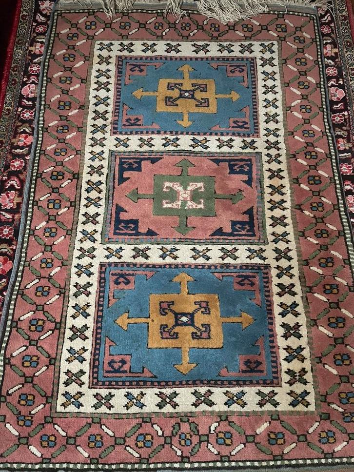 Handgeknoopt tapijt Kazak, Antiek en Kunst, Antiek | Tapijten, Tafelkleden en Textiel, Ophalen