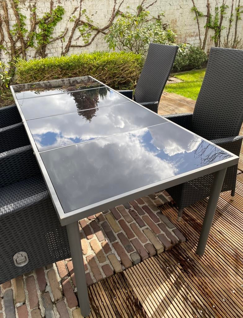 Grote moderne tuintafel (220 x 90), Ophalen, Zo goed als nieuw