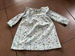 Kleedje blauw met bloemen JBC maat 80, Kinderen en Baby's, Babykleding | Maat 80, Ophalen of Verzenden, Gebruikt, Meisje, Jurkje of Rokje