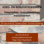 Voeg- en renovatiewerken, Jointoiement