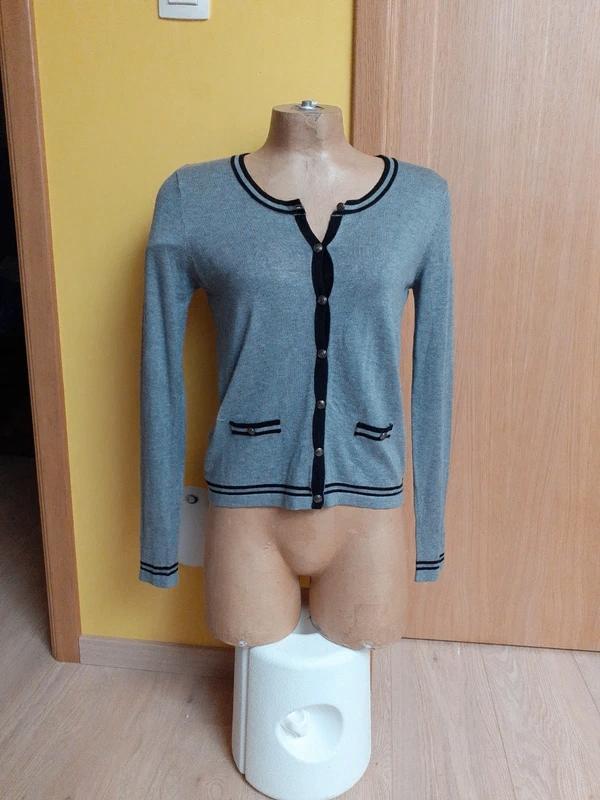 Gilet Mango – Gris & Noir – Taille S (36/8), Vêtements | Femmes, Pulls & Gilets, Porté, Taille 36 (S), Noir, Enlèvement ou Envoi