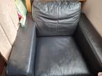 Fauteuil noir simili cuir ,anderlecht, Enlèvement, Cuir