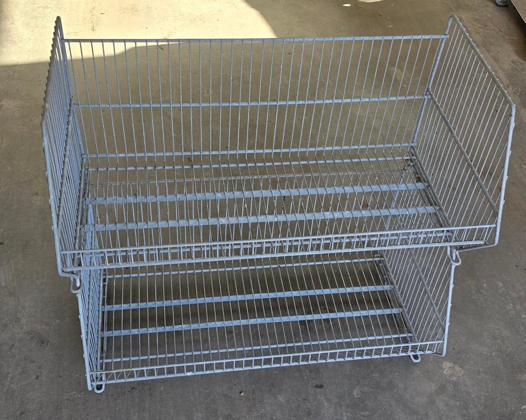 Gebruikte stapelmanden / gaasmanden in 6 soorten en maten., Doe-het-zelf en Bouw, Kratten en Dozen, Gebruikt, Bak of Kist, 50 tot 75 cm