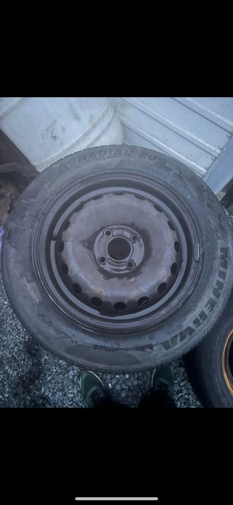 4 4x100 velgen met je goede 175/65/r14 band, Auto-onderdelen, Ophalen, Velg(en)