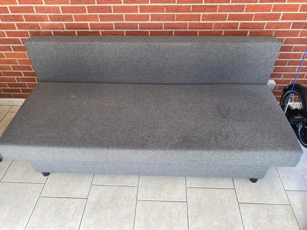 Slaapbank, Huis en Inrichting, Slaapkamer | Slaapbanken, Ophalen, Gebruikt, Twijfelaar, Overige kleuren