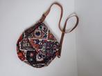 Tas crossbody India sari geborduurd multicolor leer nieuw, Enlèvement ou Envoi, Neuf, Autres types