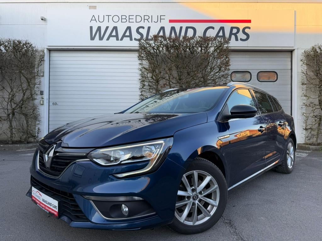 Renault Megane SW 1.5 dCi Energy Limited | 2017, Auto's, Renault, Euro 6, Blauw, Leder en Stof, Bedrijf