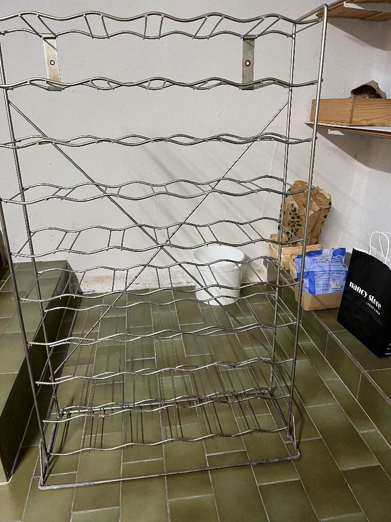 Casier à vin pour 60 bouteilles, hauteur 95 cm, Enlèvement, Utilisé, Métal, 75 cm ou plus