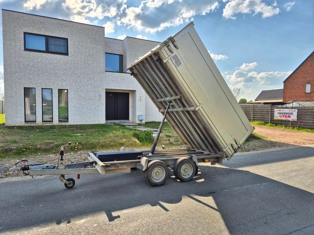 Benne basculante électrique 3 voies Anssems 3000kg, Enlèvement