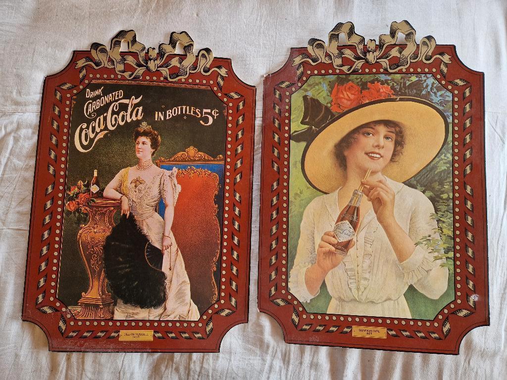 Coca cola kaders vintage, Ophalen of Verzenden