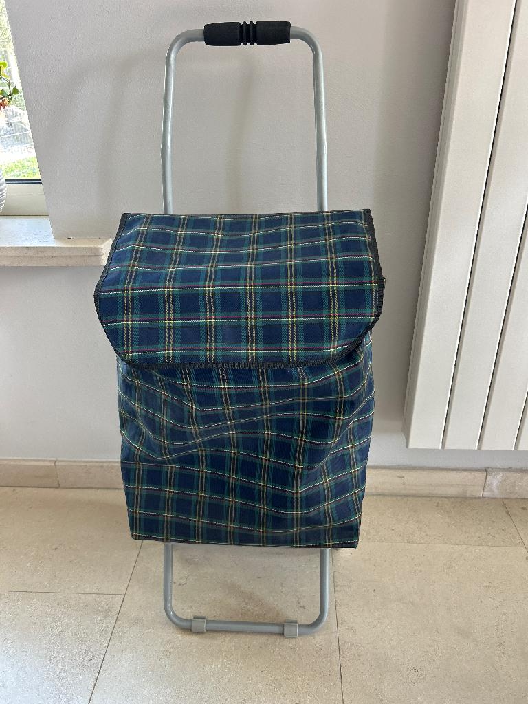 Boodschappen trolley, 20 tot 30 cm, Blauw, Minder dan 40 cm, Zo goed als nieuw