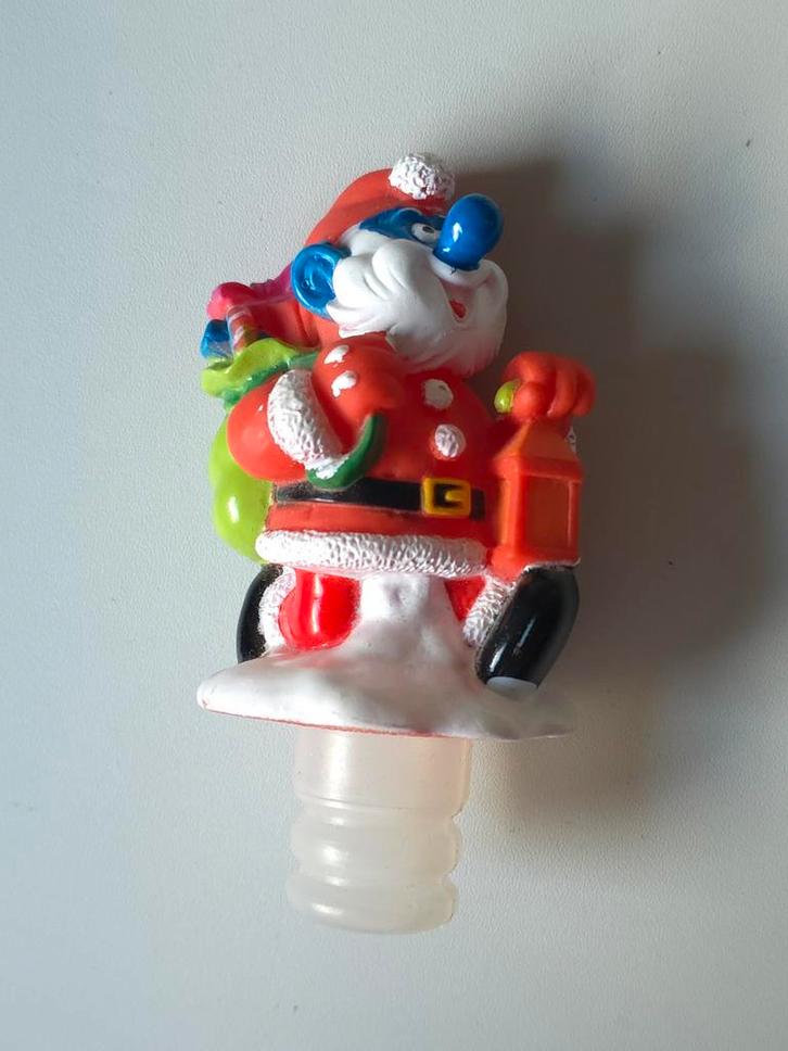 Figurine Grand Schtroumpf Père Noël, Collections, Schtroumpfs, Comme neuf, Poupée, Figurine ou Peluche, Grand Schtroumpf, Envoi