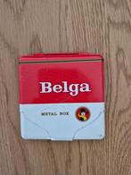 Belga sigaretten metal box ( 8,5 x 9 cm), Ophalen of Verzenden, Gebruikt, Gebruiksvoorwerp