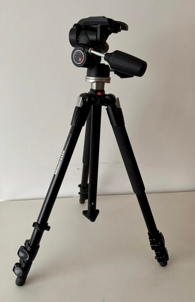 Manfroto 190 xb inclusief 804RC2 kop + koppelplaat., Ophalen, Zo goed als nieuw