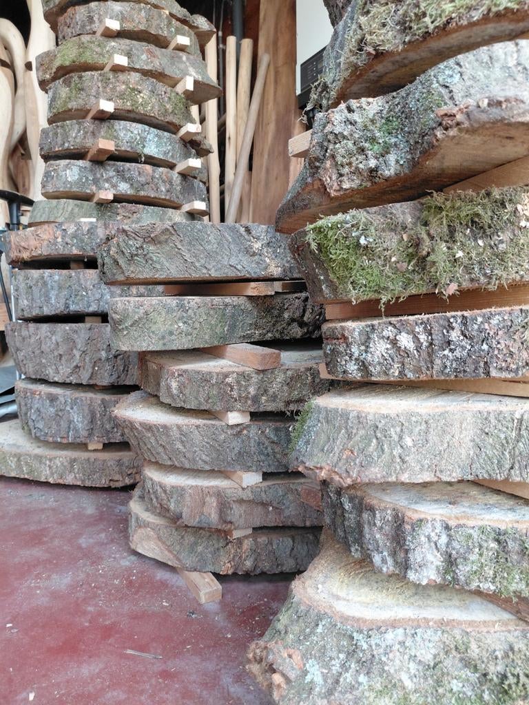 Disques de tronc de chêne, Enlèvement ou Envoi