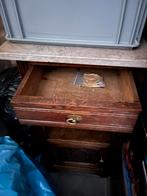 Massief eikenhouten kastje, Ophalen, Gebruikt