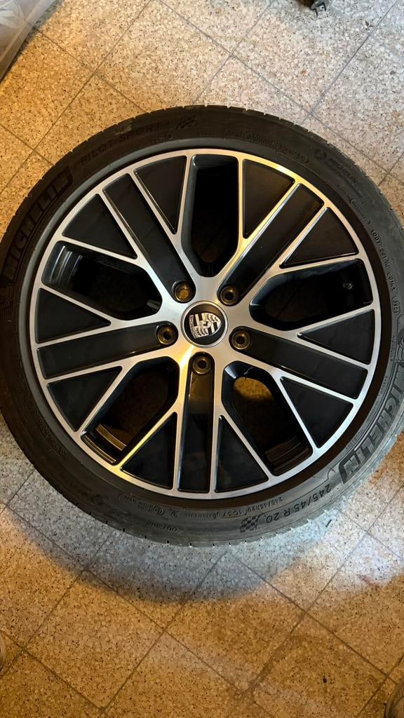 Porsche velgen +  banden 20 inch, Auto-onderdelen, Banden en Velgen, Ophalen, 20 inch, Band(en)