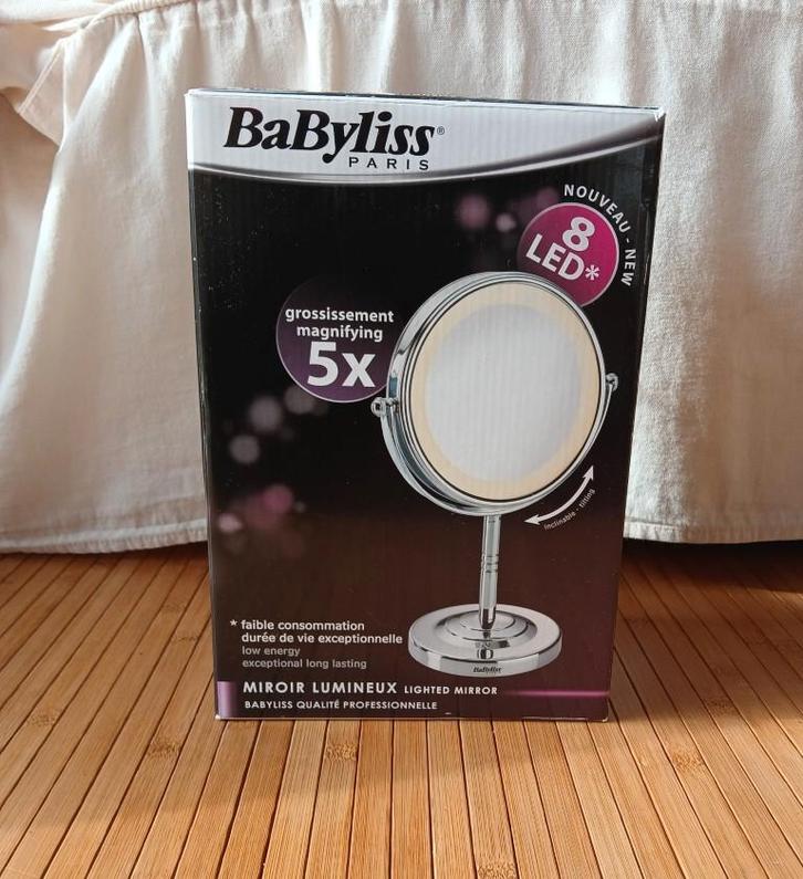 NEUF ! Miroir de maquillage, grossissement 5x, Bijoux, Sacs & Beauté, Beauté | Cosmétiques & Maquillage, Neuf, Accessoires, Enlèvement ou Envoi