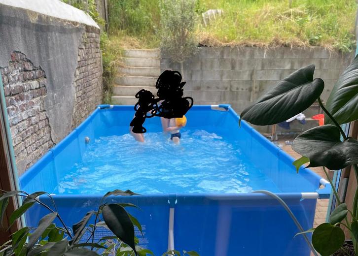 Piscine 4x2m déjà démontée, Jardin & Terrasse, Piscines, Utilisé, Piscines hors sol, 80 à 120 cm, 400 cm ou plus, 200 à 300 cm