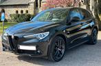 Alfa stelvio 2.2 jtd sport boite auto full black, Cuir, Achat, Euro 6, Noir