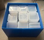 41x Small Plastic Storage Containers – Stackable (14x14x4.5), Enlèvement ou Envoi, Neuf