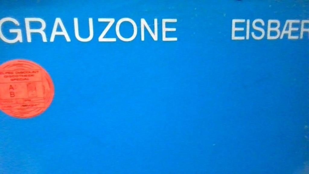 ZONE GRISE « EISBAER » (1981), CD & DVD, Vinyles | Dance & House, Enlèvement ou Envoi, Utilisé, 12 pouces, Autres genres