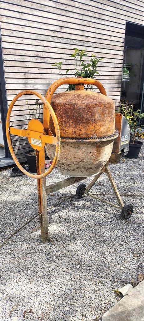 Bétonnière électrique, Enlèvement