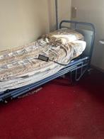 Bed, Ophalen, Eenpersoons, Blauw, Metaal