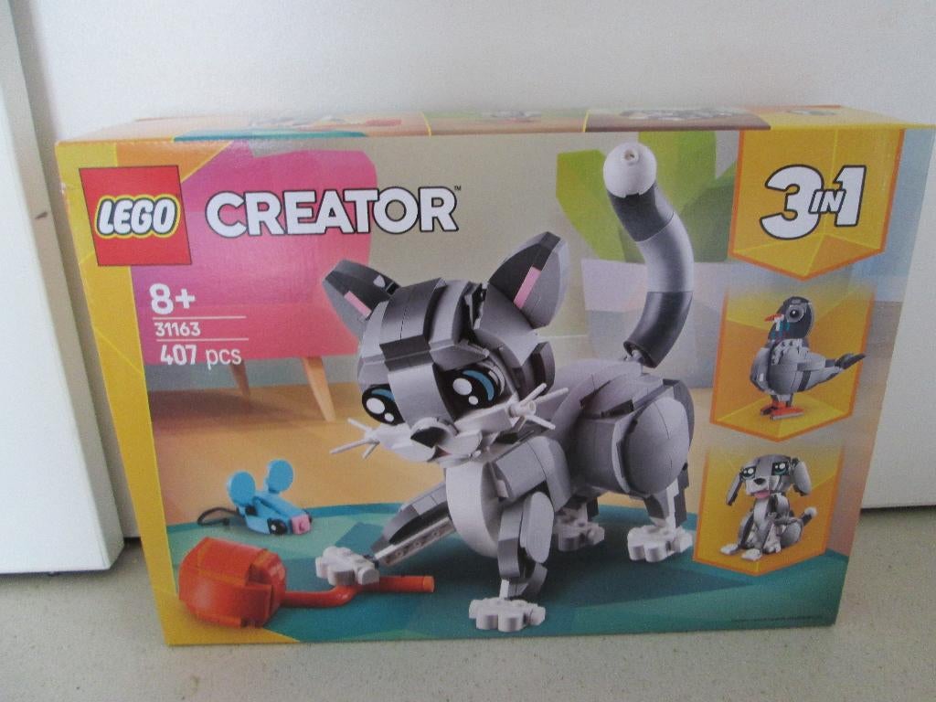 Lego creator 3in1  nr 31163 speelse kat van 2025 ongeopend, Lego, Nieuw, Ophalen of Verzenden, Compleet
