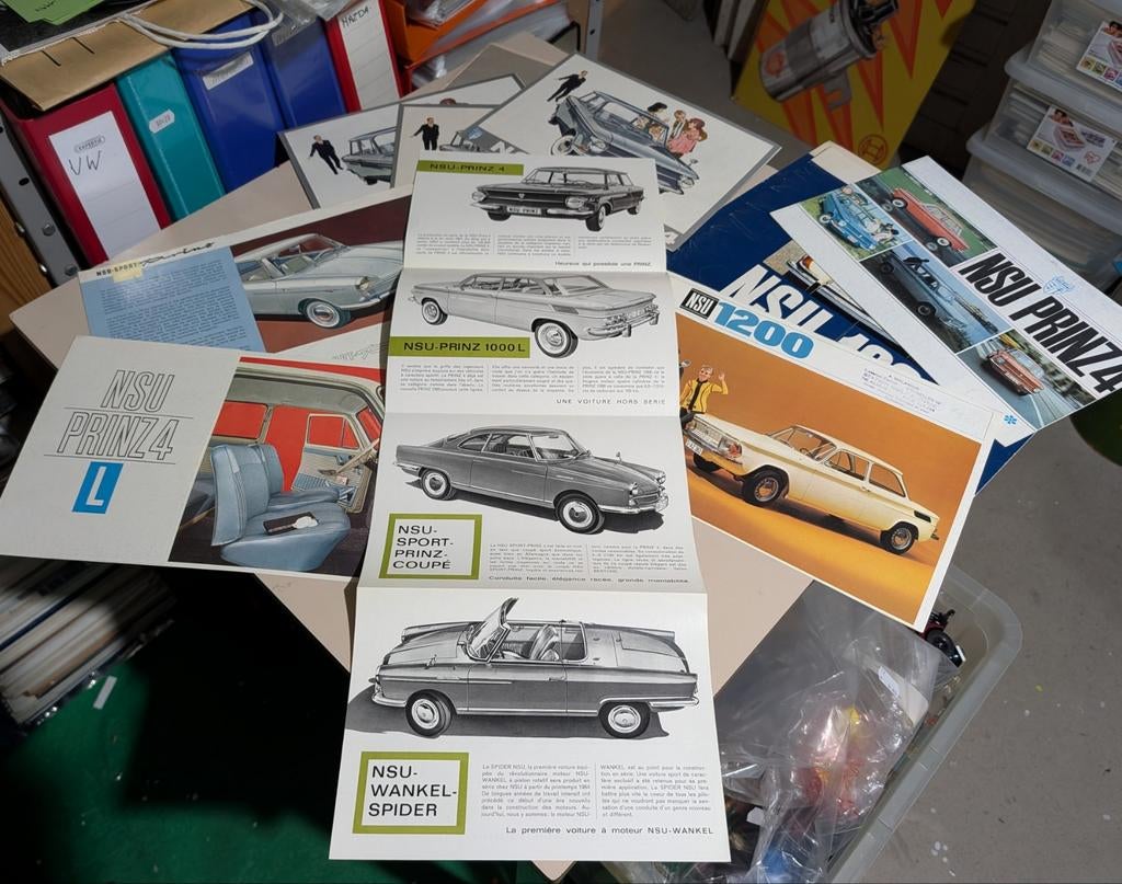 NSU-brochures, Ophalen