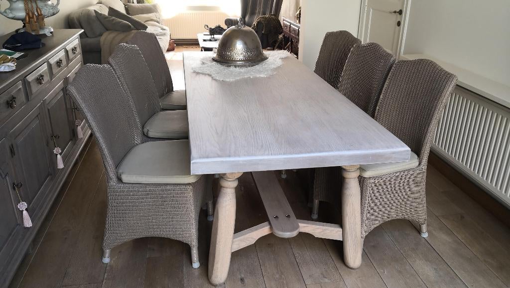 6 stoelen - merk loom, Huis en Inrichting, Ophalen, Gebruikt