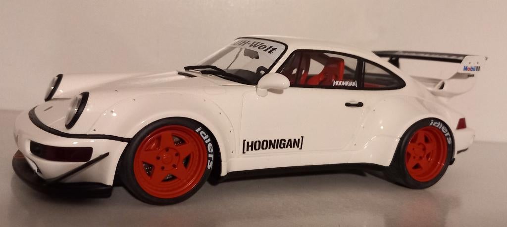 1/18 Porsche 911 964 RWB Rauh-Welt Hoonigan GT732, Enlèvement ou Envoi, Neuf, Voiture, Autres marques