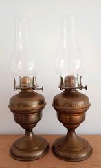 Lot de 2 anciennes lampes à pétrole, Enlèvement