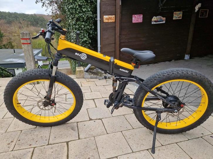 Fatbike Bezior ( Lankeleisi) 27 pouces X1500 e bike, Vélos & Vélomoteurs, Vélos électriques, Utilisé, Autres marques, 50 km par batterie ou plus