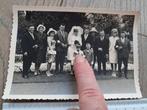 Ancienne photo de groupe de mariage, avec les principaux enf, Enlèvement ou Envoi