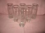 6 verres Ricard droits, grands, gaufrés, en bas..., Enlèvement ou Envoi, Comme neuf, Autres types