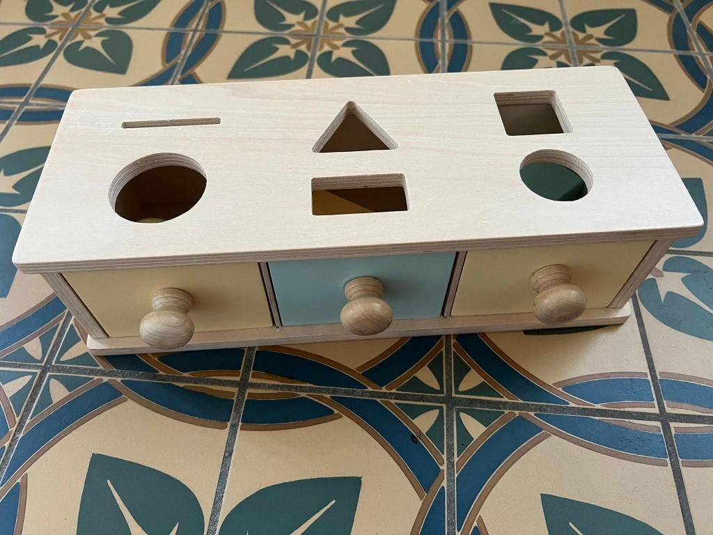 Montessori houten vormendoos, Enlèvement ou Envoi