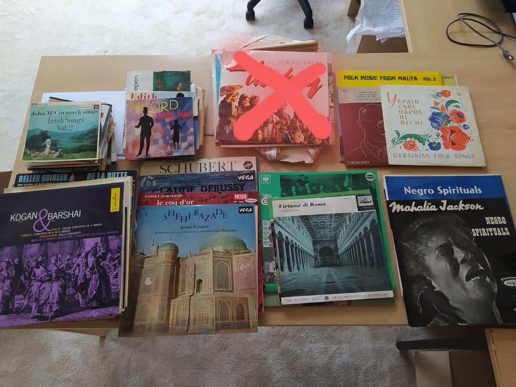 Vinyl jaren '50-'60 (NM of VG+): negro spirituals, klassiek,, Cd's en Dvd's, Vinyl | Jazz en Blues, Ophalen of Verzenden