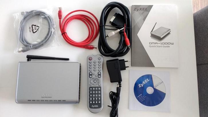 Zyxel DMA-1000W digitale media player streamer, TV, Hi-fi & Vidéo, Lecteurs multimédias, Utilisé, HDMI, Enlèvement