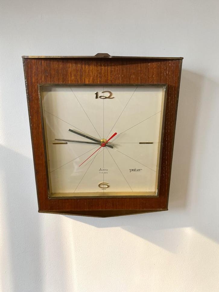 vintage klok PETER 7 Rubis, Antiek en Kunst, Antiek | Klokken, Ophalen