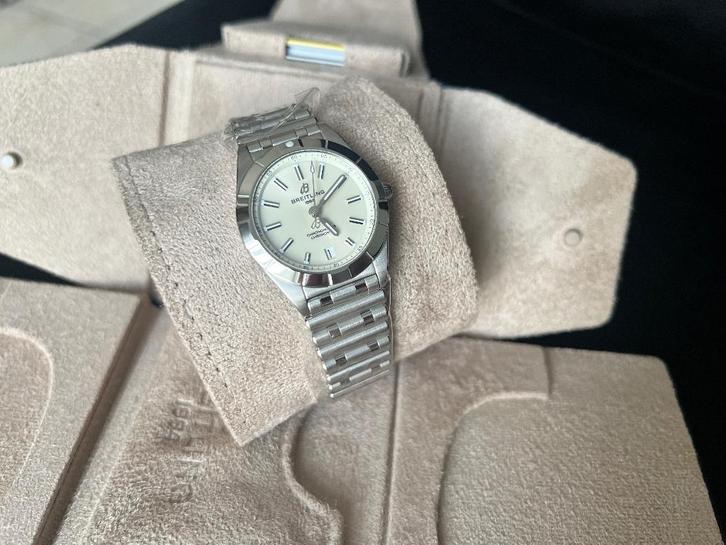 Breitling CHRONOMAT 32 dames/dame NIEUW, Handtassen en Accessoires, Horloges | Heren, Breitling, Staal, Staal, Ophalen