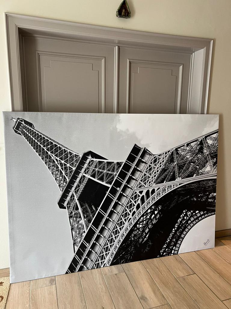 Schilderij eifeltoren, Ophalen, Zo goed als nieuw, Schilderij