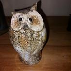 Decoratie : Uil (geglazuurd)  15 cm, Ophalen of Verzenden
