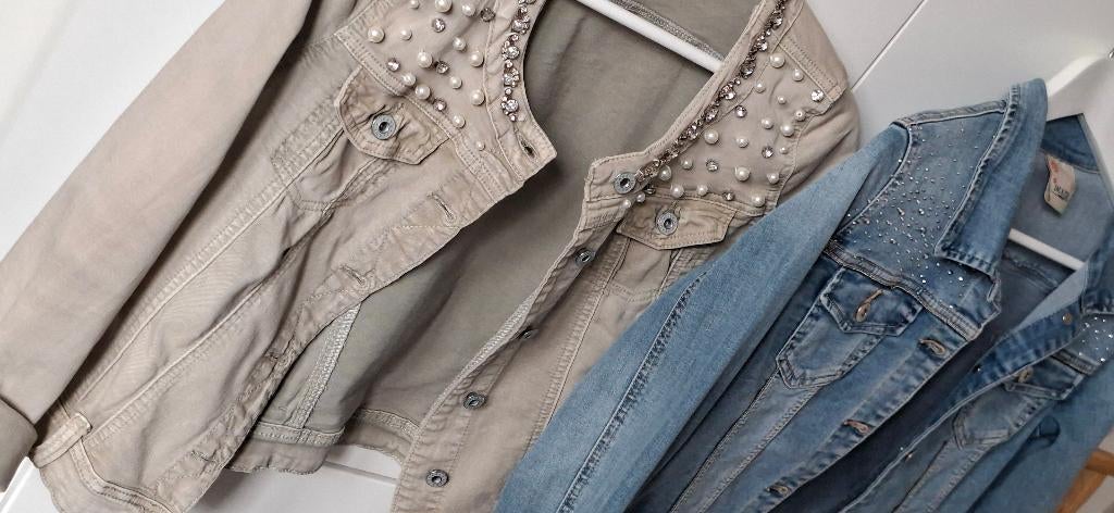 Jeansjasjes Zac en Zoë. Maat S/M. Als nieuw, Enlèvement ou Envoi, Taille 36 (S), Comme neuf, Zac en Zoë