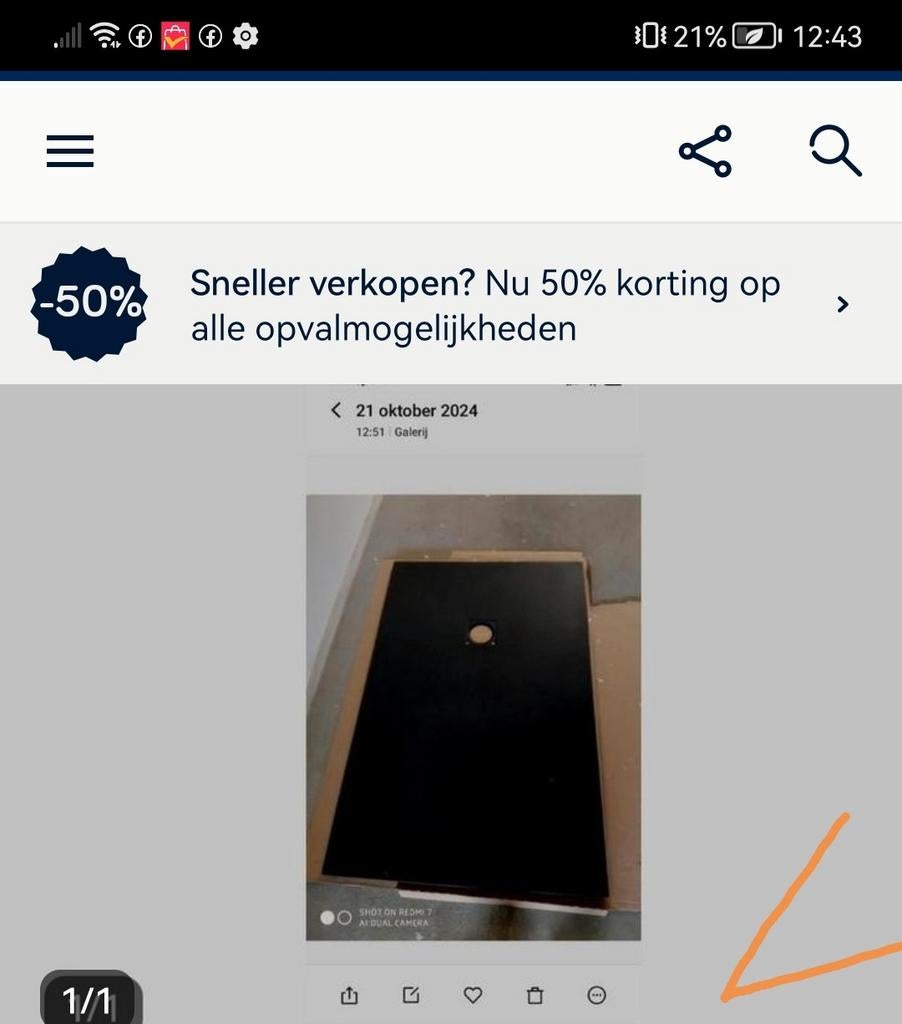 Douche bak zwart 90x140 bieden, Enlèvement