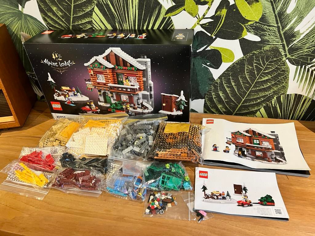 Lego 10325 alpine lodge, Ophalen, Lego, Zo goed als nieuw, Inclusief doos